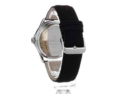 Amazon.com: Peugeot Men's Sport Bezel Watch with Black Canvas